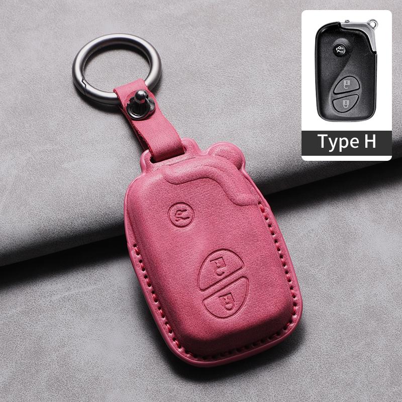 JBH4 Suede Fur Car Key Case Cover Protector Holder For Lexus CT200H GX400 GX460 IS250 IS300C RX270 ES240 ES350 LS460 GS300 450h 460h