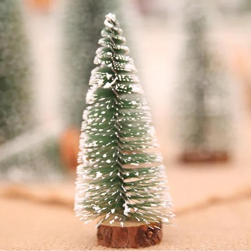 1PCS 6/8/10/15cm Christmas Tree New Year's Decoration Products Mini Christmas Tree Fake Pine Tree Christmas Decoration