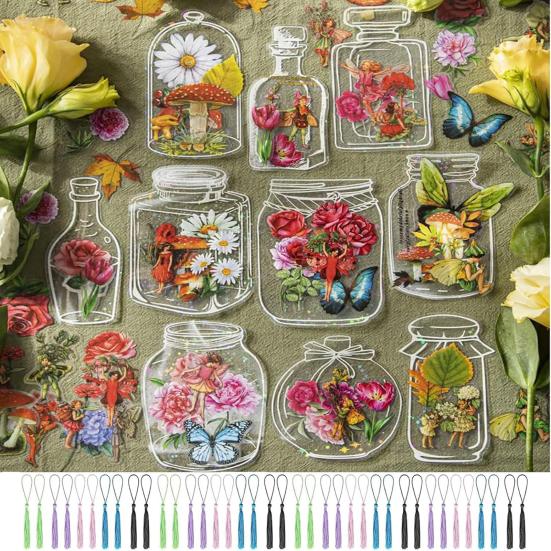 Закладки для книг своими руками из сухоцветов, самоклеящиеся прозрачные закладки для книг из прессованных цветов