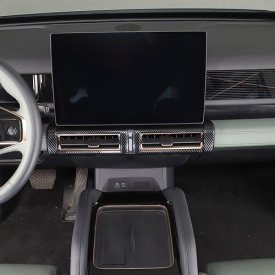 ABS Углеродная Накладка на Центральную Панель Автомобиля, Дефлектор Кондиционера Для ICAR 03/Jaecoo J6 2024