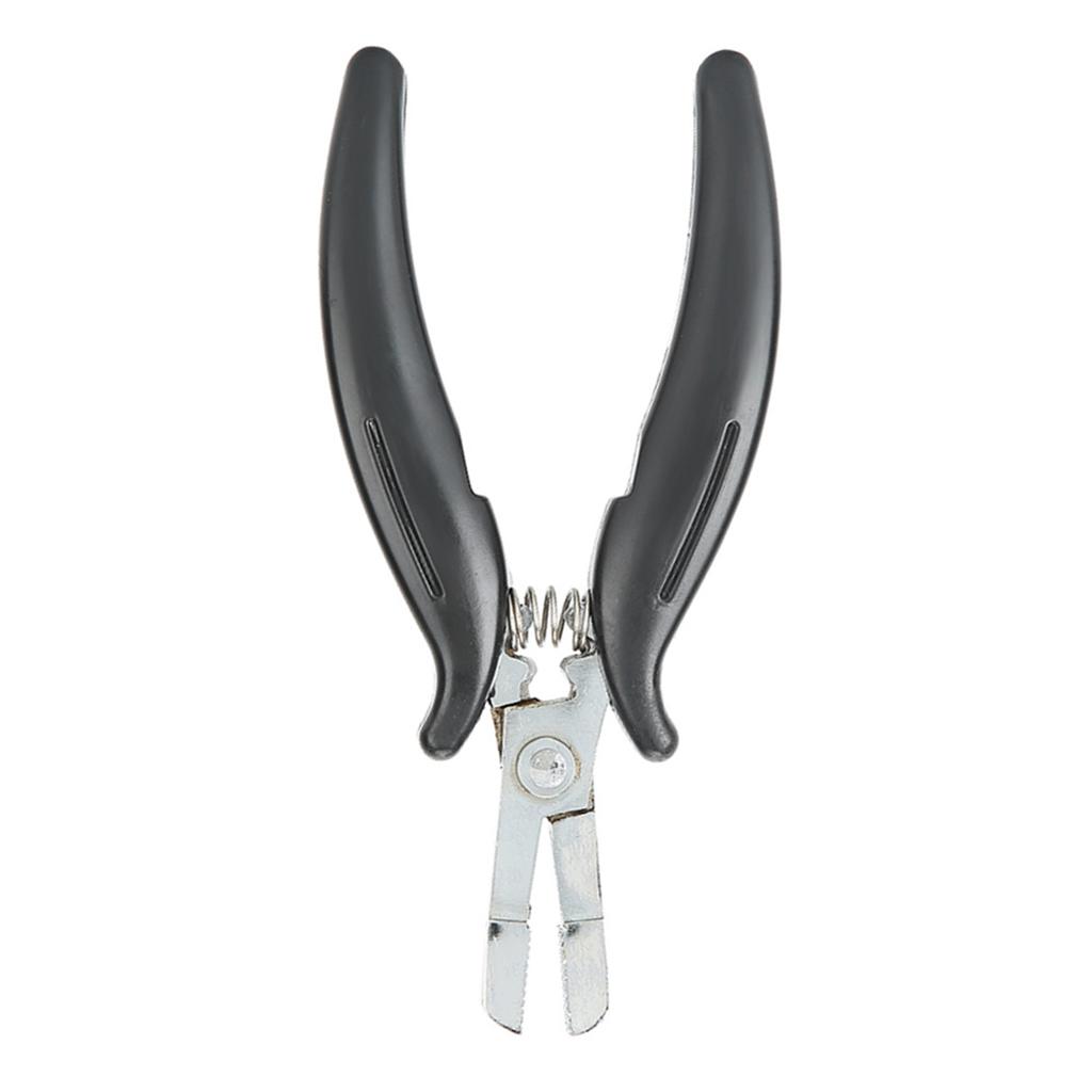 Щипцы для наращивания волос для микроколец и бусин профессиональный инструмент для наращивания волос черный