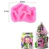 New Creative Styling Handmade Mold Fairy Door Combination Snail Mushroom Sugar Cake Silicone Decoration Accessories Cake Tools