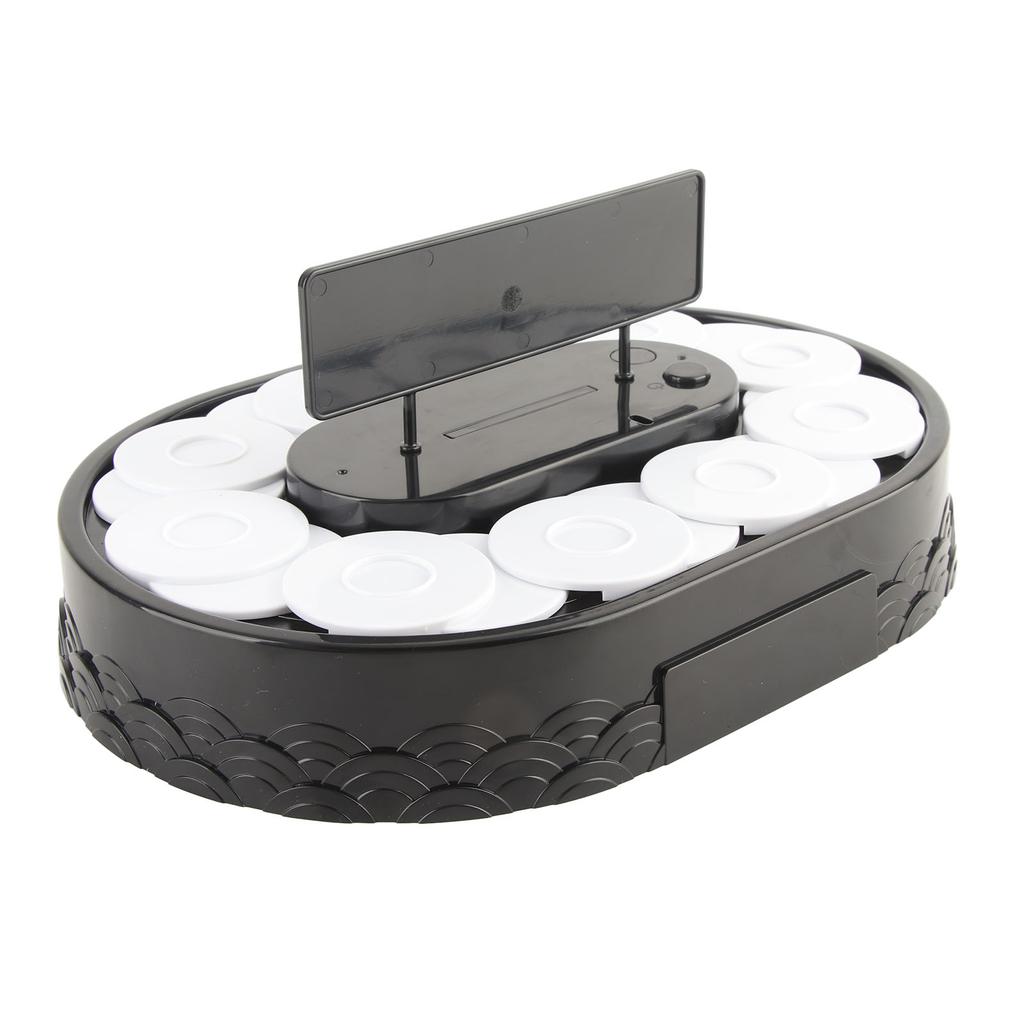 Rotary Sushi Machine Automatic Rotating Table Display Stand Swing Tray Turntable for Sushi Dessert Cupcake