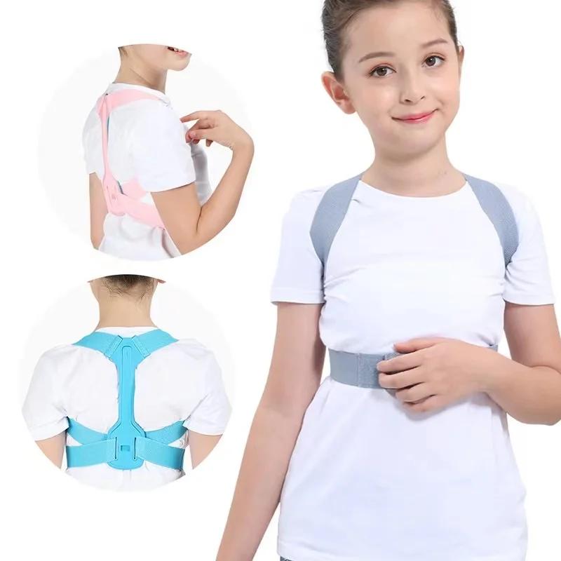 Детский регулируемый корректор осанки Поддержка спины для мальчиков и девочек Плечевой ремень Выпрямление Коррекция Облегчение боли Красота Малыш