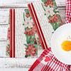 60x40 см рождественское кухонное елочное волокнистое полотенце Снеговик Гном Снежинка сверхтонкое водопоглощающее прямоугольное ультрамягкое
