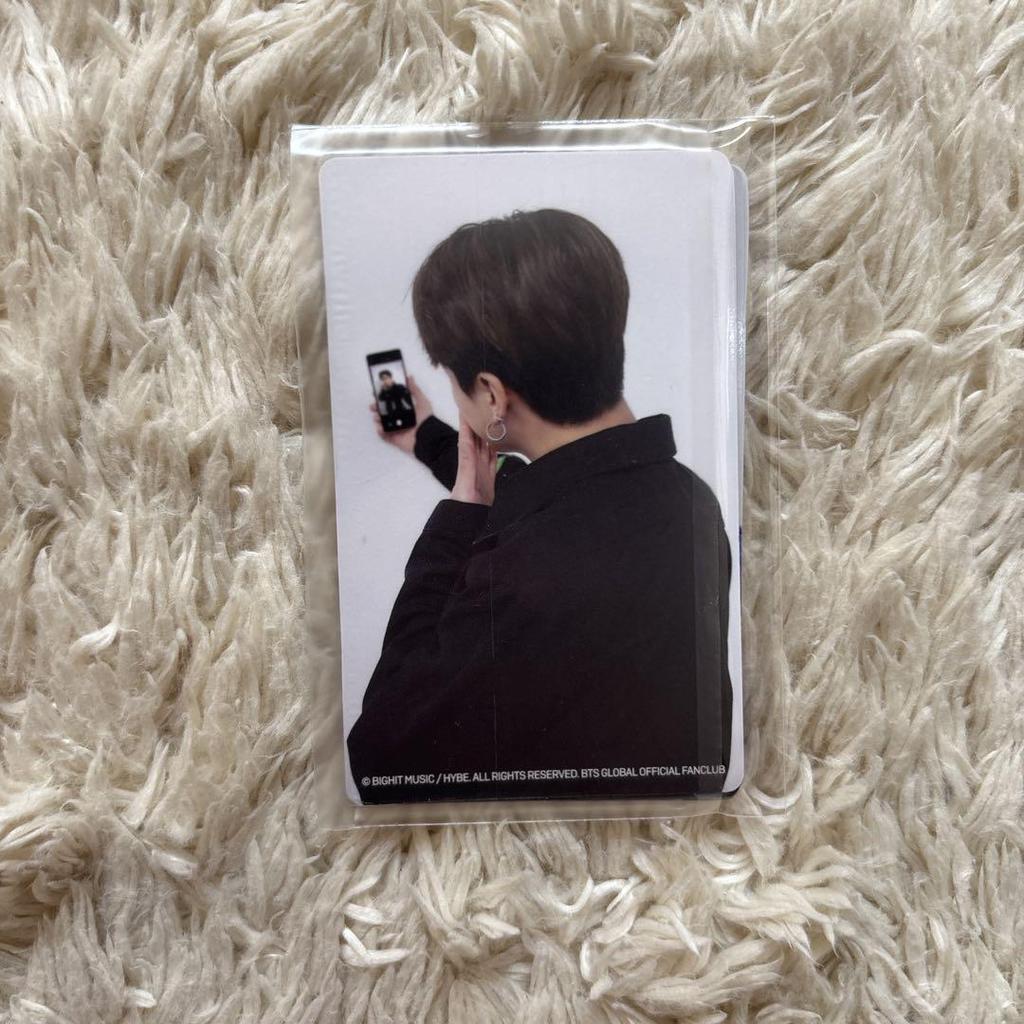 [Б/У] Бонусная коллекционная карточка официального фан-клуба BTS