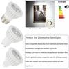 10pcs/LOT 5W COB Light Bulbs 45 Beam Angle 110V 220V Dimmable E26 E27 GU10 LED Spotlight for Home Office Table Lamp Downl