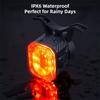 LED Bicycle Taillight Auto On/Off Cycling Rear Light Safety Bike Warning Light  Night Cycling