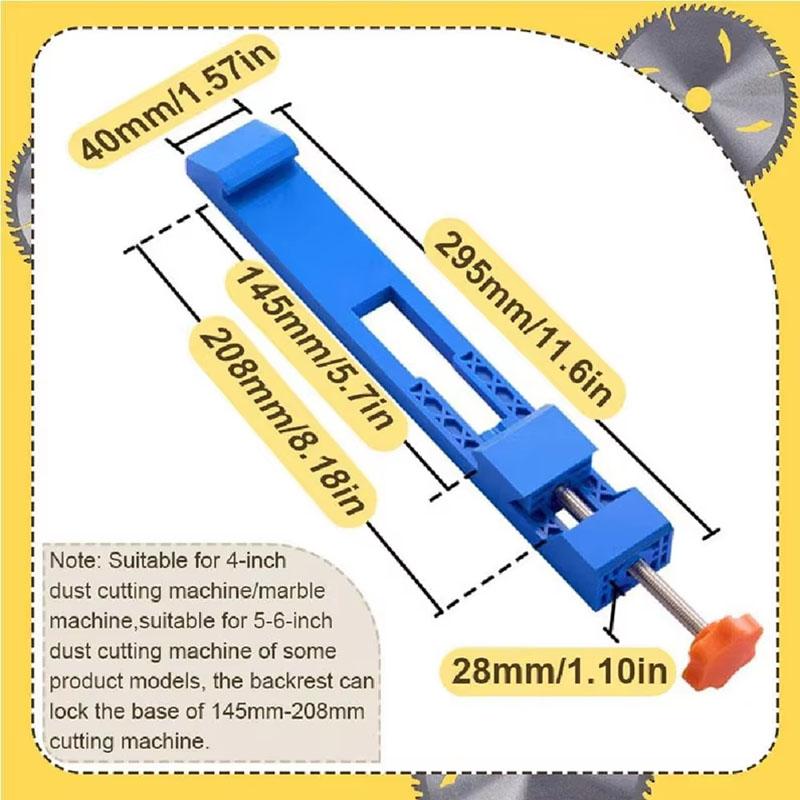 Высококачественная регулируемая направляющая для основания режущего станка ABS дисковая пила фрезерные позиционирующие зажимы фиксируют основание резака