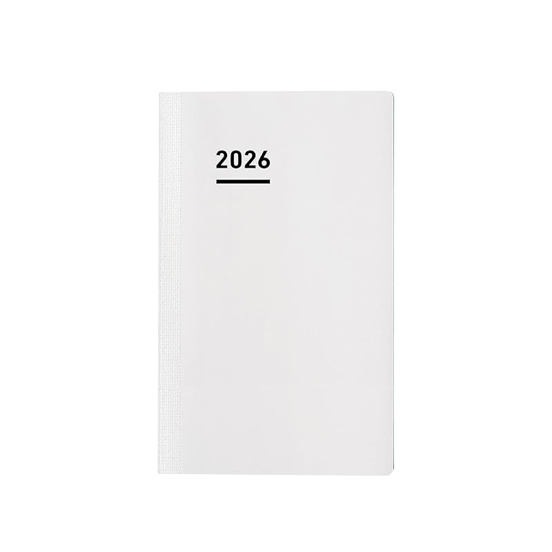 Kokuyo Jibun Techo Дневник мини 2026 Сменный блок, Ежемесячный/Еженедельный, B6 Slim, Ni-JRM-26, Начало в ноябре 2025 г.