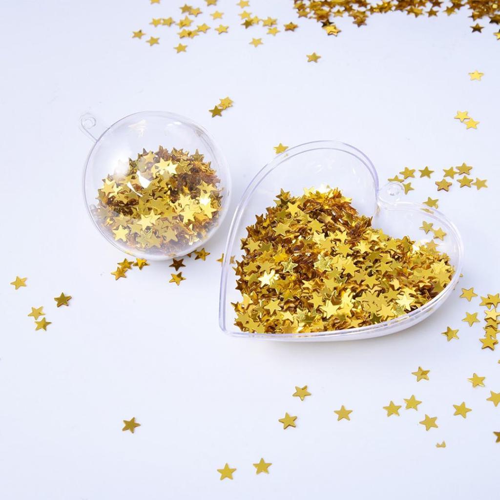 ADM Gold Star Confetti Table Metallic Foil Sequin for Party Wedding Decoration Tool