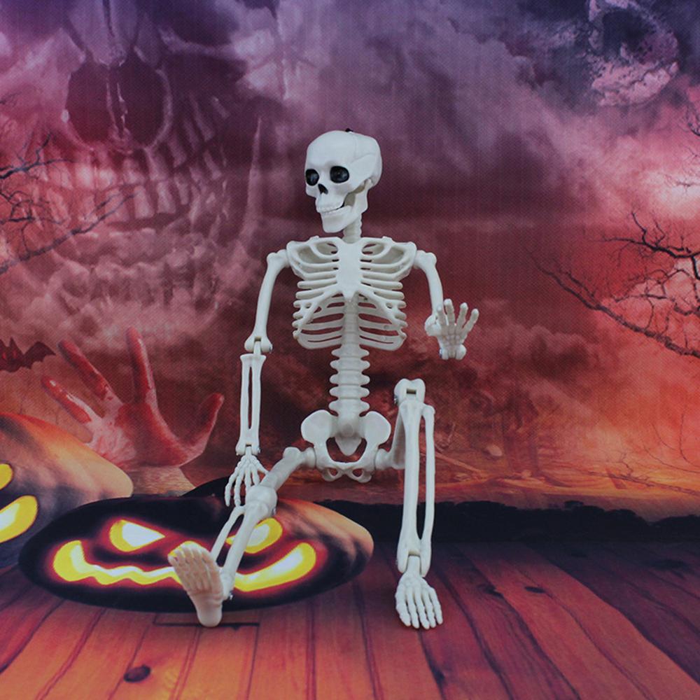 2 шт. Украшения в виде скелетов, Подвижные суставы по всему телу, Скелеты 16 дюймов для Хэллоуина