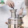 Фарфор из нержавеющей стали Турецкий самовар Подогреватель чая Котел с горячей водой Чайник Самовар Дровяная печь Древесный уголь Самовар Чайная посуда Пикник