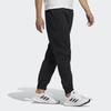 Adidas Summer Woven Pants With Logo Print And Tapered Fit Men Bottoms Black HD0352