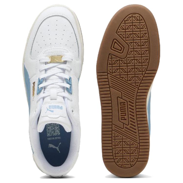 Puma Caven 2.0 Lux Белые Холодный Синий Резина Унисекс Кроссовки 395016-20