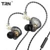 TRN MT1 Ear -in -ear Headphones HIFI Hanging Ear Running Heavy Bass Mobile Phone Line Control Music with Wheat Headset Earbaria