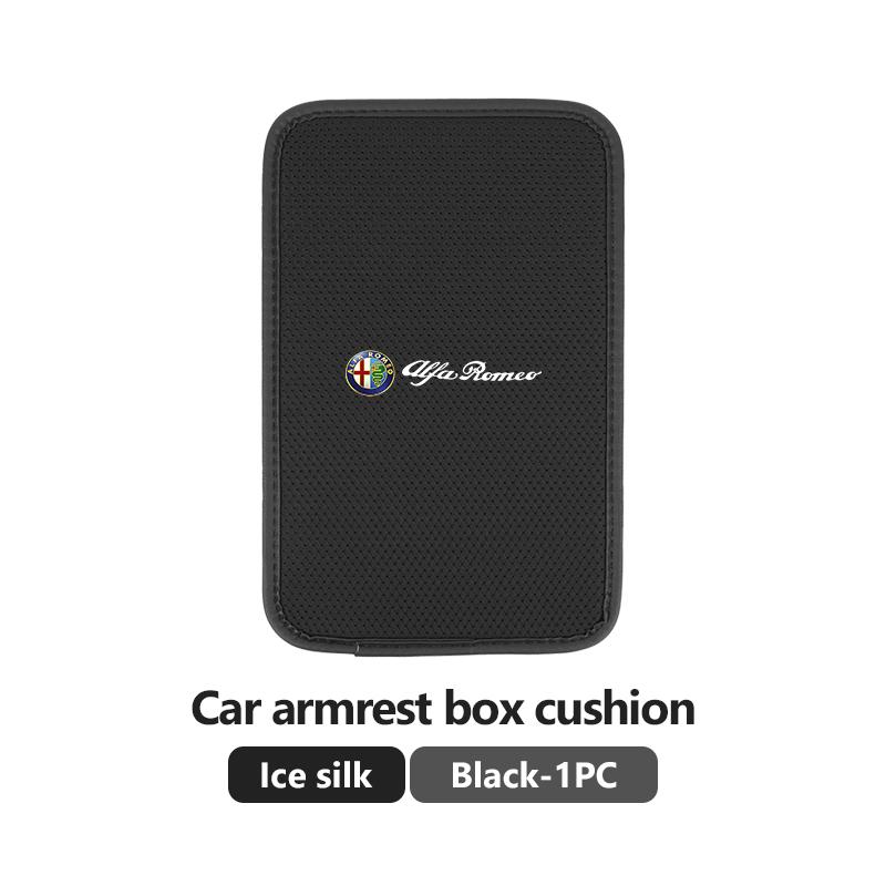 LNYCP1 Car Armrest Mat Center Console Arm Rest Protection Cushion Storage Box Cover Pads For Alfa Romeo Giulietta 940 2010-2014 2015