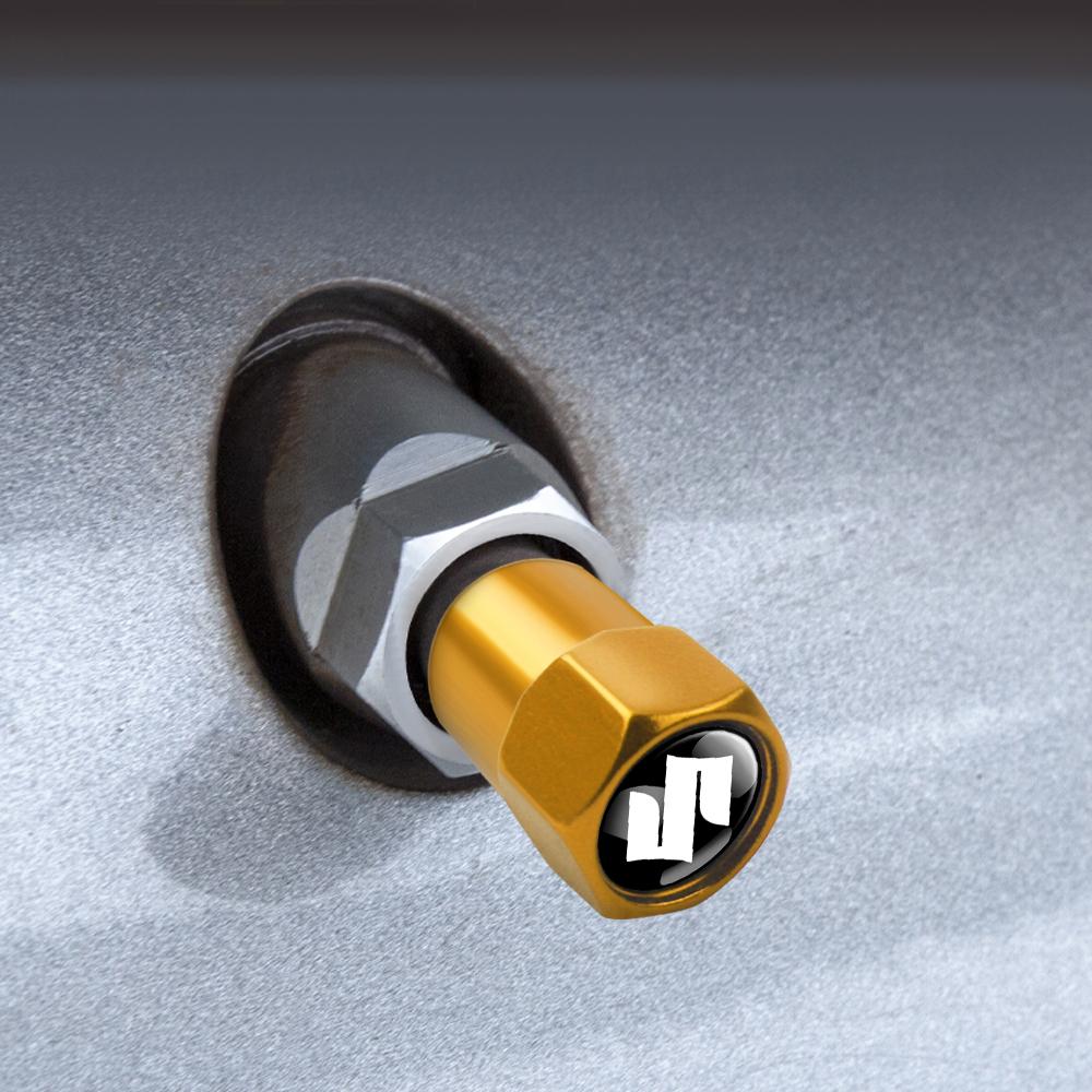 4Pcs Aluminum Alloy Caps Wheel Tire Valve Caps Auto Accessories For Suzuki Alto AX100 Liana Gsxr 600 Celerio Cross Grand Vitara