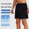 Men's Lightweight Breathable Quick-Dry Marathon Running Shorts - Summer Loose Fit with Three-Point Zipper