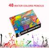 48/72/120/150/180 цветов профессиональный набор водорастворимых карандашей для рисования эскизов по дереву школьные художественные принадлежности