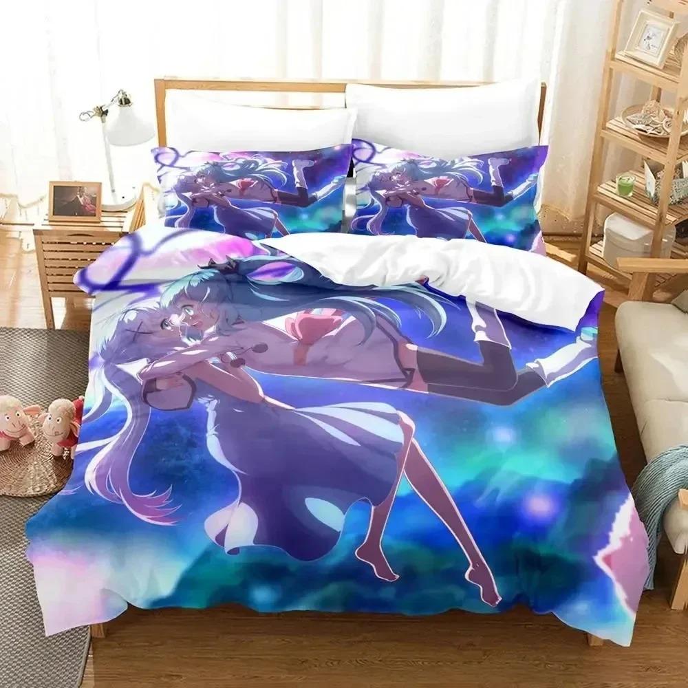 Anime Sora No Method Celestial Bedding Set 3D Printed Suitable For Bedroom Duvet Cover Set With Pillowcases Kids Home Textile