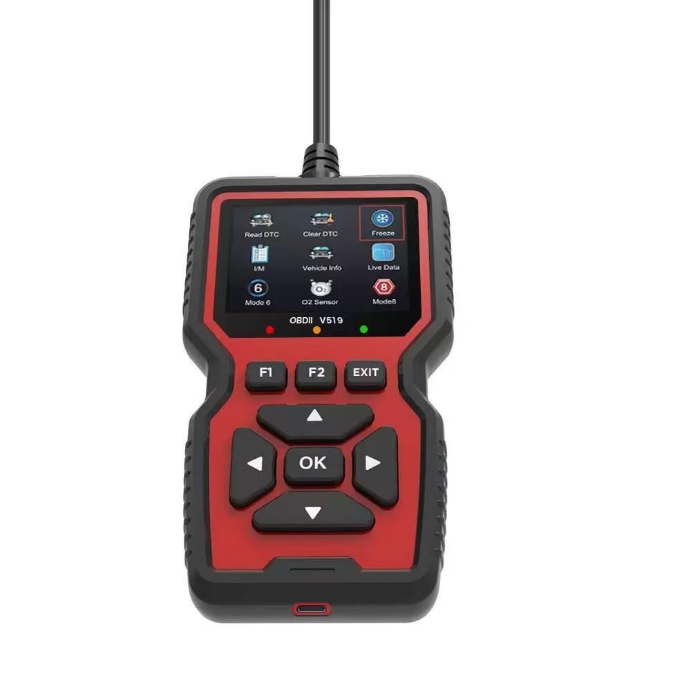 V519 Универсальный OBD-инструмент для диагностики автомобиля с ELM327 и определением состояния аккумулятора