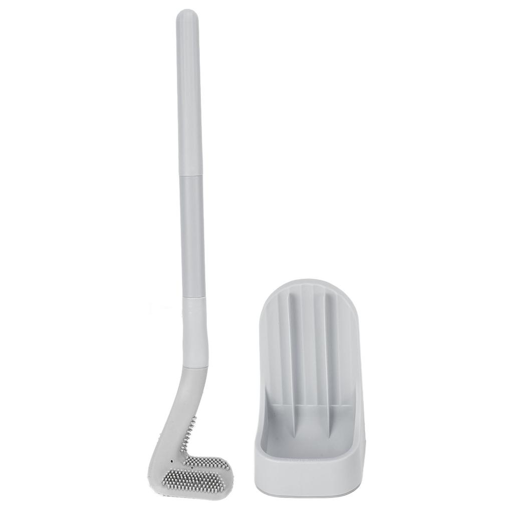 Golf Toilet Brush with Detachable Long Handle No Dead Corner Cleaning Brush for Bathroom HotelGrey