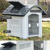 Пластиковая будка для собак Four Seasons Universal Sun-proof Dog Shed, большая, уличное, непромокаемое спальное место для домашних животных с окном в крыше