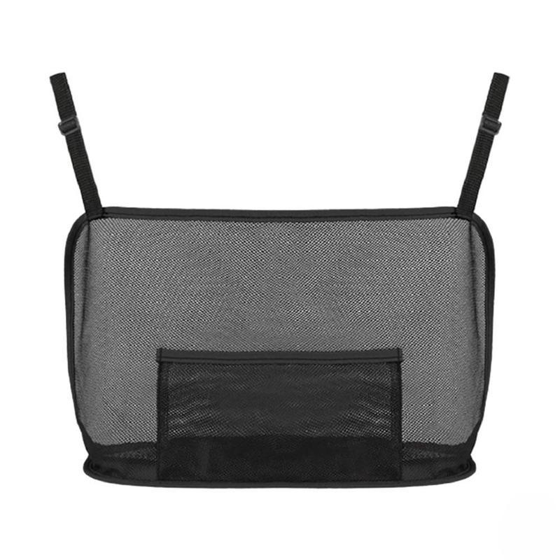 Большой вместительный сетчатый карман для автомобильного сиденья, сумка-держатель, сетчатая задняя сумка между сиденьями, сумка для хранения, органайзер, автомобильные аксессуары