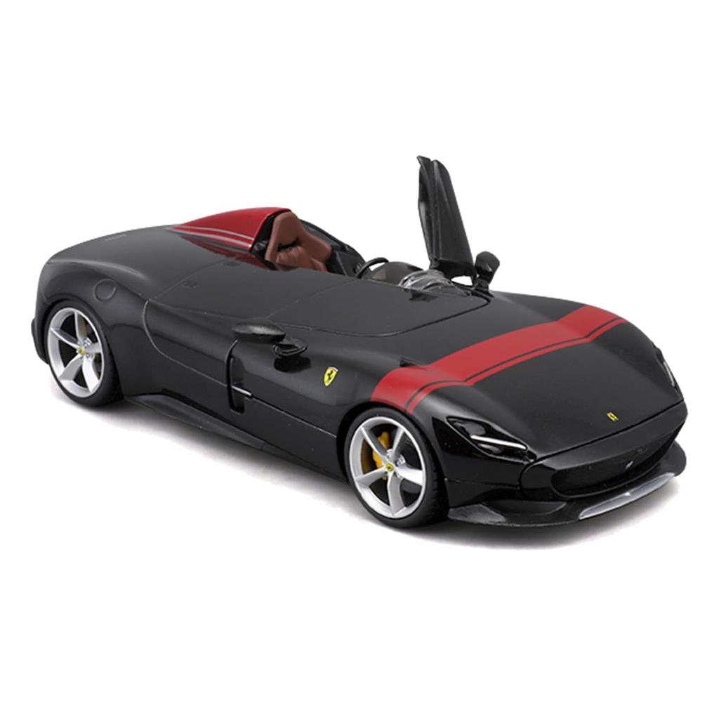 Bburago Масштабная модель Ferrari Monza SP1 Черная Гонка Литье под давлением Готовая BK 1/24 Автомобиль, Модель, 18-26027