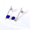 Lapis Lazuli 925 Sterling Silver Dangle Earrings, Gemstone Handmade Women Earrings