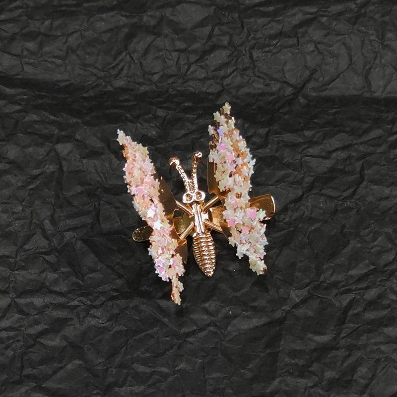 Заколка для волос «Крылья бабочки» для девочек - Новый корейский стиль, аксессуар для простых причесок