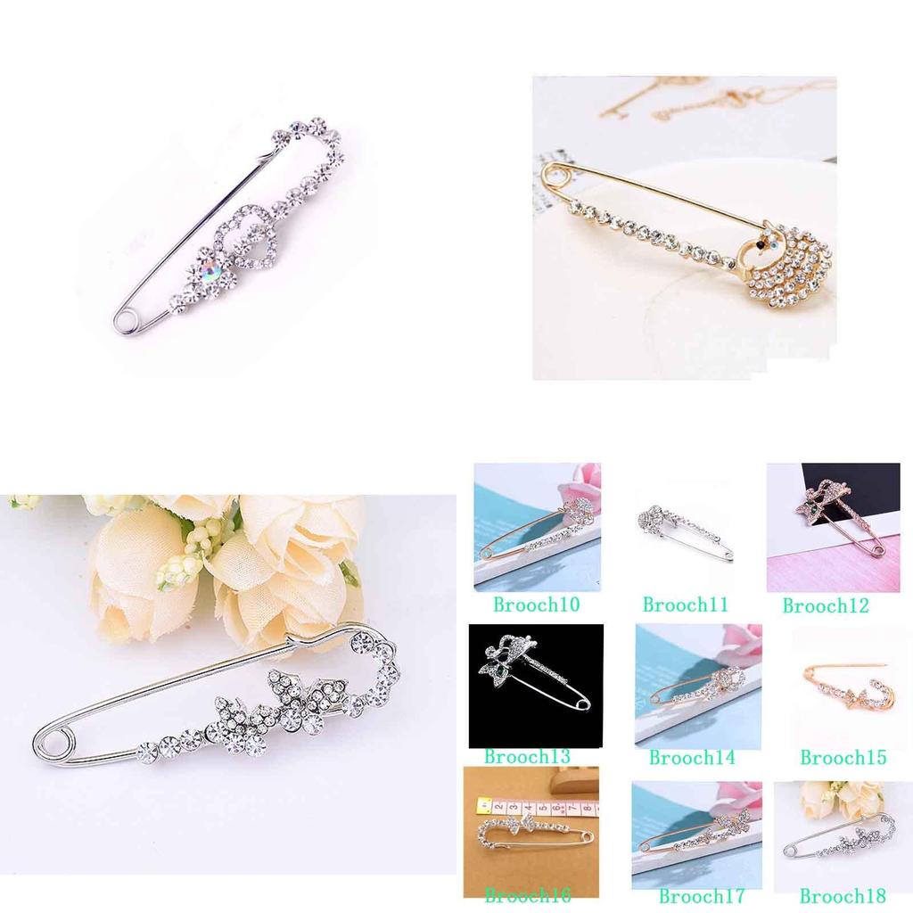 Exquisite Women Fashion Crystal Rhinestone Butterfly Corsage Jewelry Piece