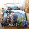 Мода 3D Из глубины Комплекты постельного белья Набор пододеяльника с наволочкой Двуспальный Полуторный Квин Кинг Постельные принадлежности Постельное белье Домашний текстиль