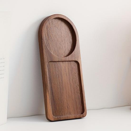 Деревянный поднос для подачи в форме ореха кешью Поднос для чайного сервиза Художественное мастерство Закуски Десерты Завтрак Ужин Транспортировочный поднос