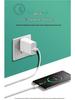 Супербыстрое зарядное устройство USB 66 Вт, совместимое с устройствами Android, Apple и Huawei