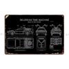Delorean Time Machine Back To The Future White Stencil No Background Metal Sign Wall Decor Designing Designing Tin Sign Poster