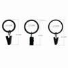 10PCS Curtain  Hanging Clips Metal Clip Rustproof Curtain Rods Holders Hangers Split Curtain Rings Buckles Eyelets Grommet Bra