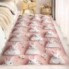 Bedside Carpet Cute Bedroom Stain Resistant Drifting Window Living Room Sofa Room Floor Mat Thickened Home Floor Mat
