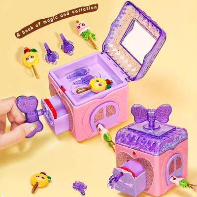 3D лабиринт сундук с сокровищами с замком и ключом DIY слепой бокс игра разблокировка игра развивающие игрушки для детей принцесса девочка подарок на день рождения