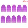 10Pcs/Set Silicone Nail Art Soak Off Cap Clip Uv Gel Polish Remover Wrap Tool