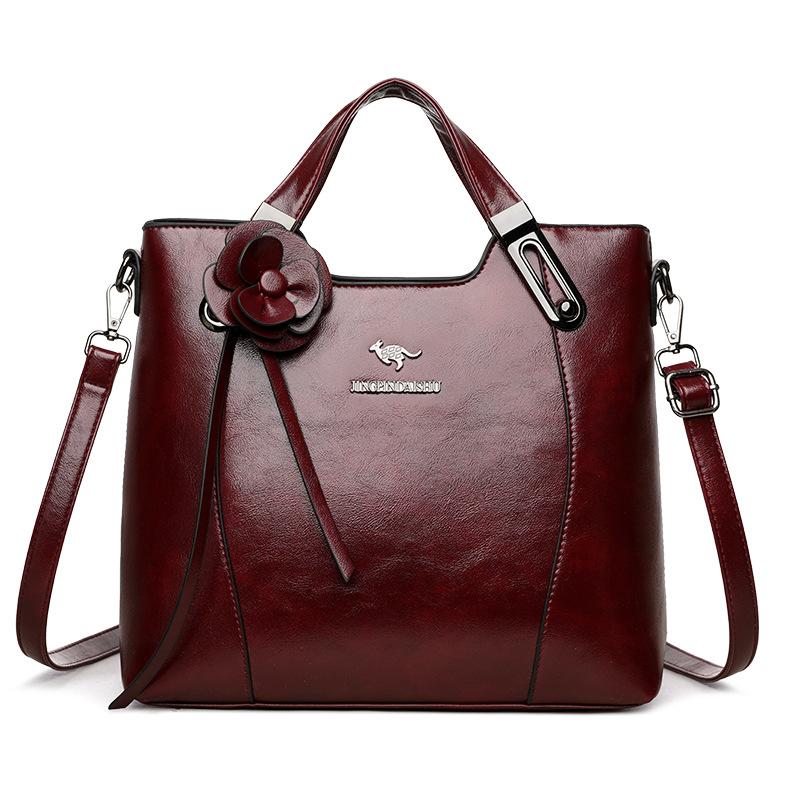 Винтажная женская сумка-тоут для поездок на работу, большая вместительная сумка через плечо