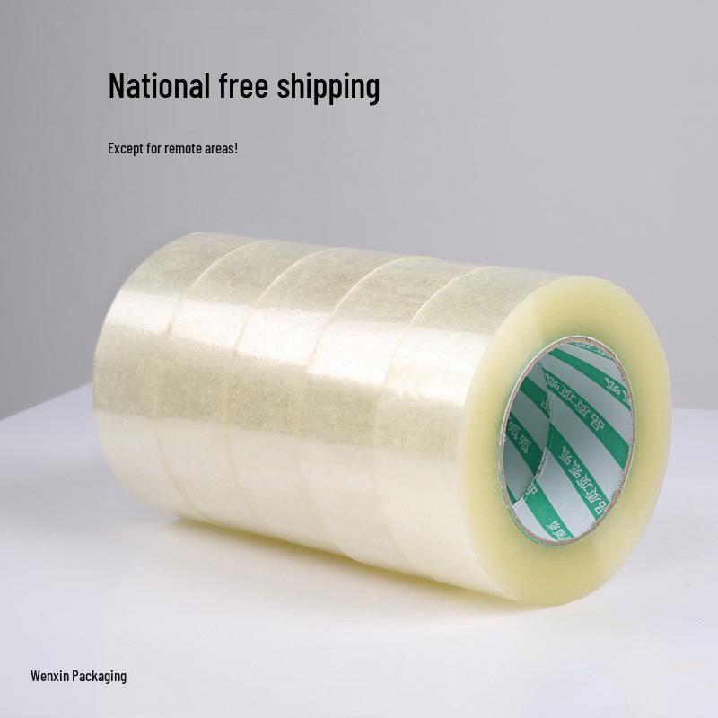 Прозрачная упаковочная лента, ширина 4 см x толщина 2,8 см, большой рулон для экспресс-упаковки