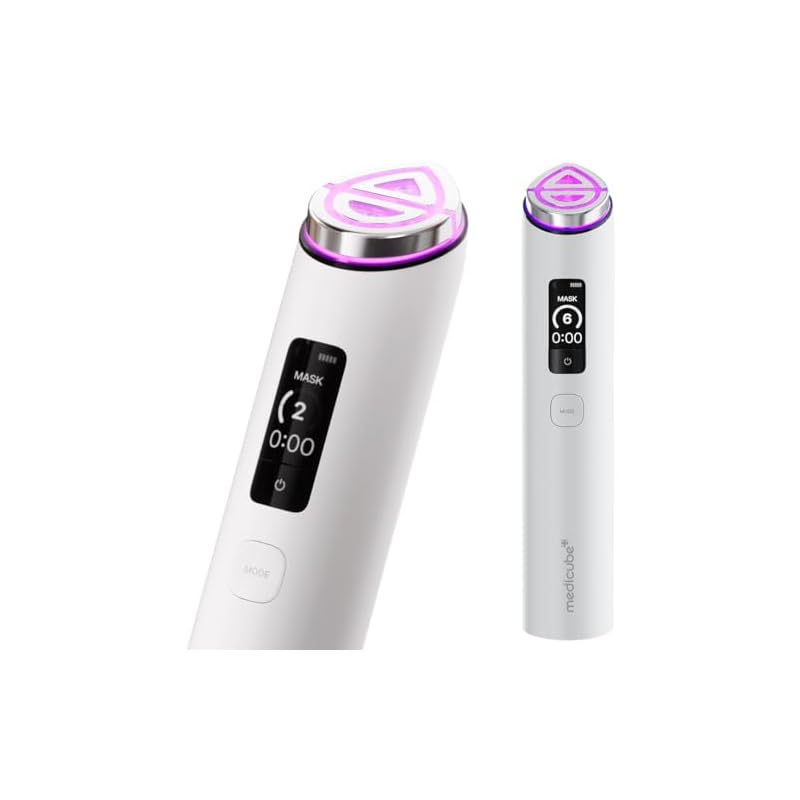 Medicube Booster Pro X2 White - Многофункциональный массажер для лица 8-в-1