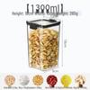 ZISIZ Kitchen Storage Jar for Grains & Snacks
