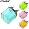 FONKEN 2Ports USB+PD Charger Type C Charger Fast Charging for Phone Samsung Mobile Phone UK Plug Wall Charger