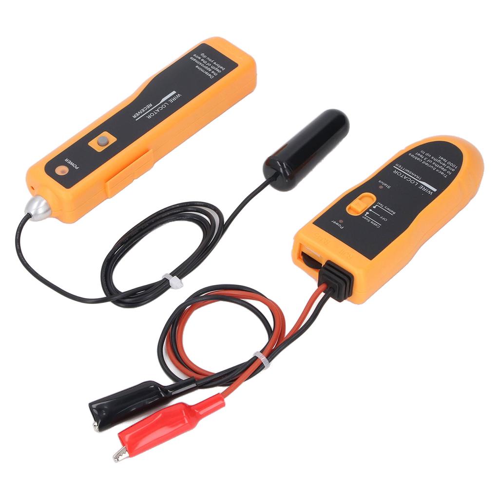 Wire Locator Tool Transmitter Set Adjustable Induction Amp Network Cable Tester High Accuracy Line F