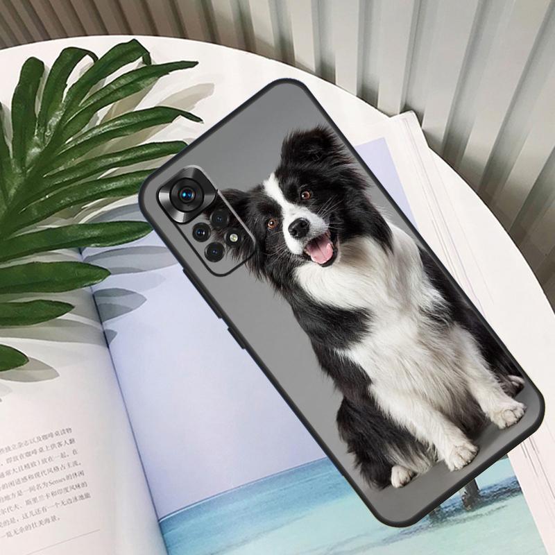 Border Collie Dog Funda For Xiaomi Redmi Note 14 13 10 11 12 15 Pro Plus Case For Redmi 15C 14C 10C 12C 13C 15