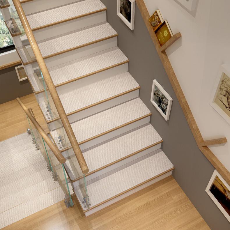 20*80cm Household Thickened Wear-resistant Step Mat Non-adhesive Non-slip Stair Mat Waterproof Carpet Floor Mat Home Decor