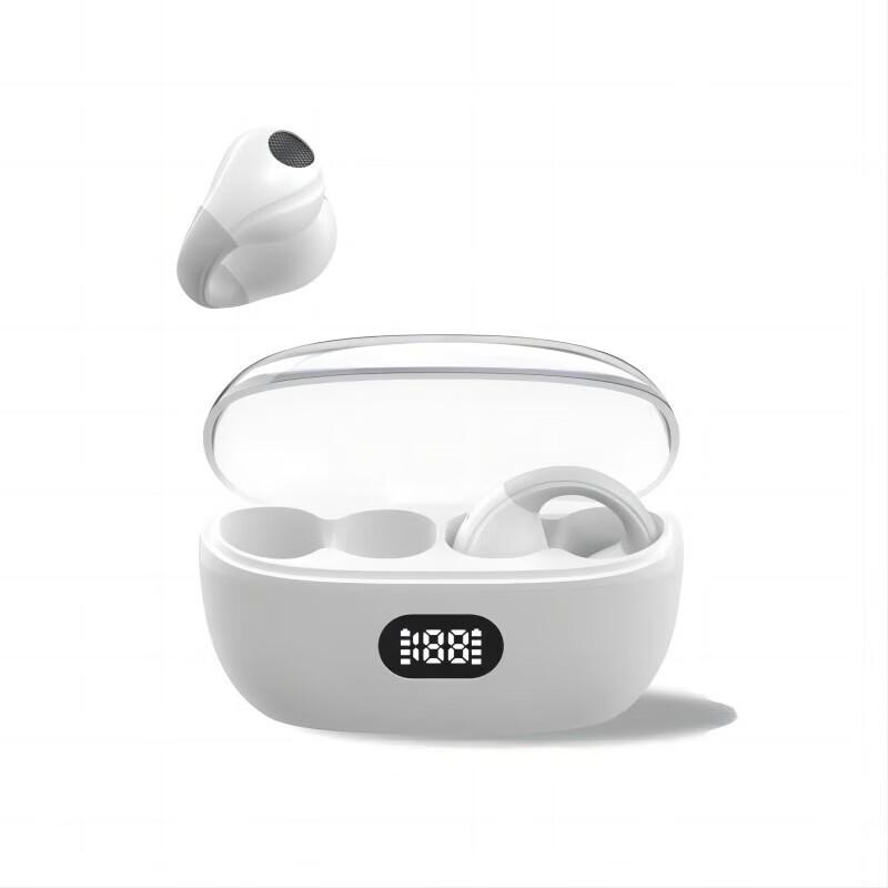 SayreLances G8 360-Degree Full-Tone Bluetooth 5.3 Ear-Clip Headphones